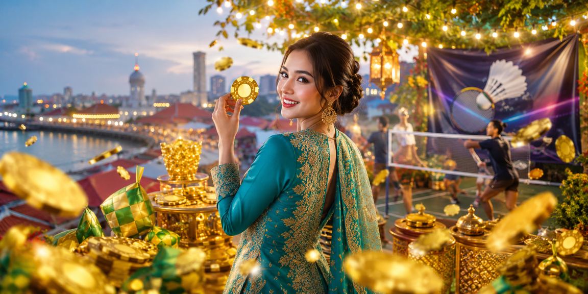 Suasana permainan slot bernuansa Hari Raya di Kota Bharu my11
